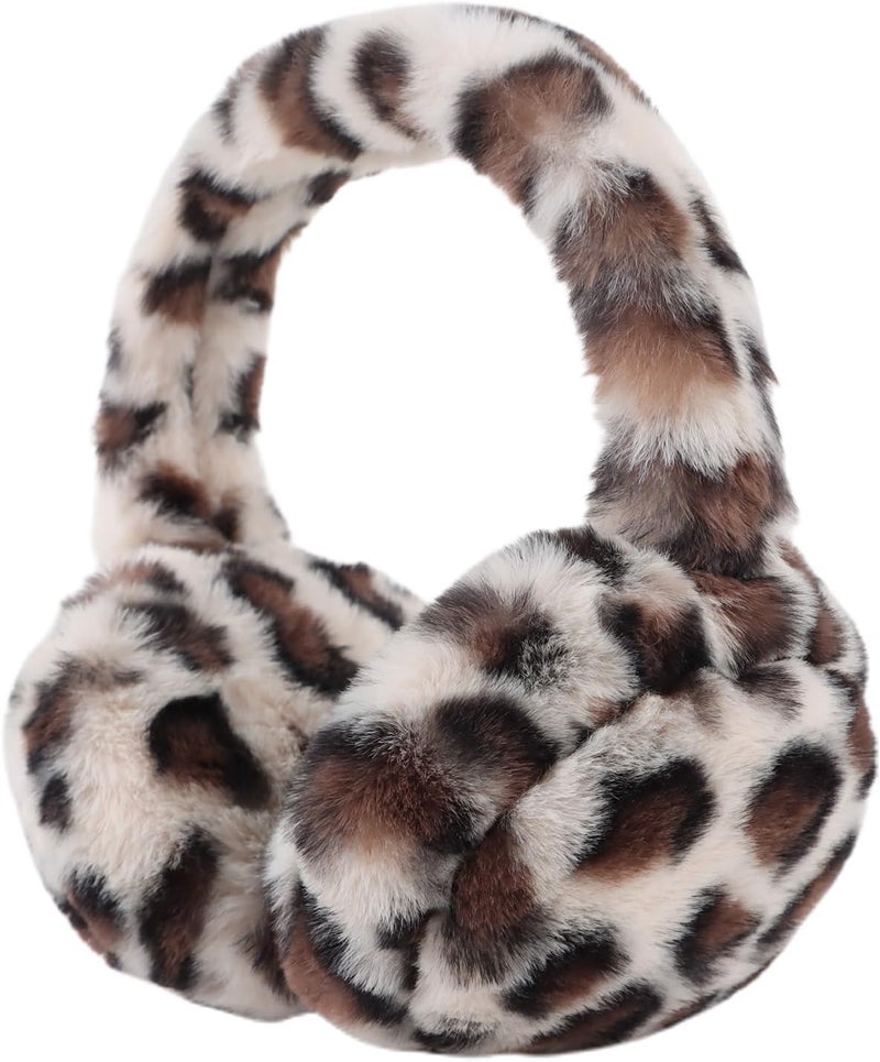 Pesaat Fluffy Ear Muff for Women Plush Earmuffs Kids Winter Earmuffs Girls Boys Cold Weather Ear Warmer - Image 1